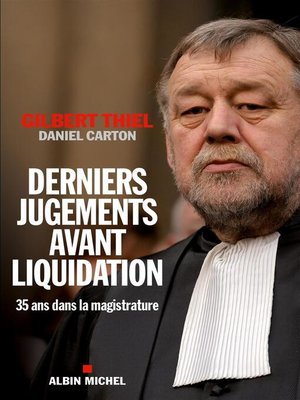 cover image of Derniers jugements avant liquidation